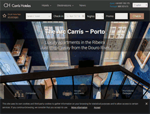 Tablet Screenshot of carrishoteles.com